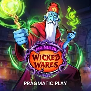 Mr. Null's Wicked Wares slot game artwork