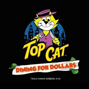Top Cat Dining For Dollars slot game artwork